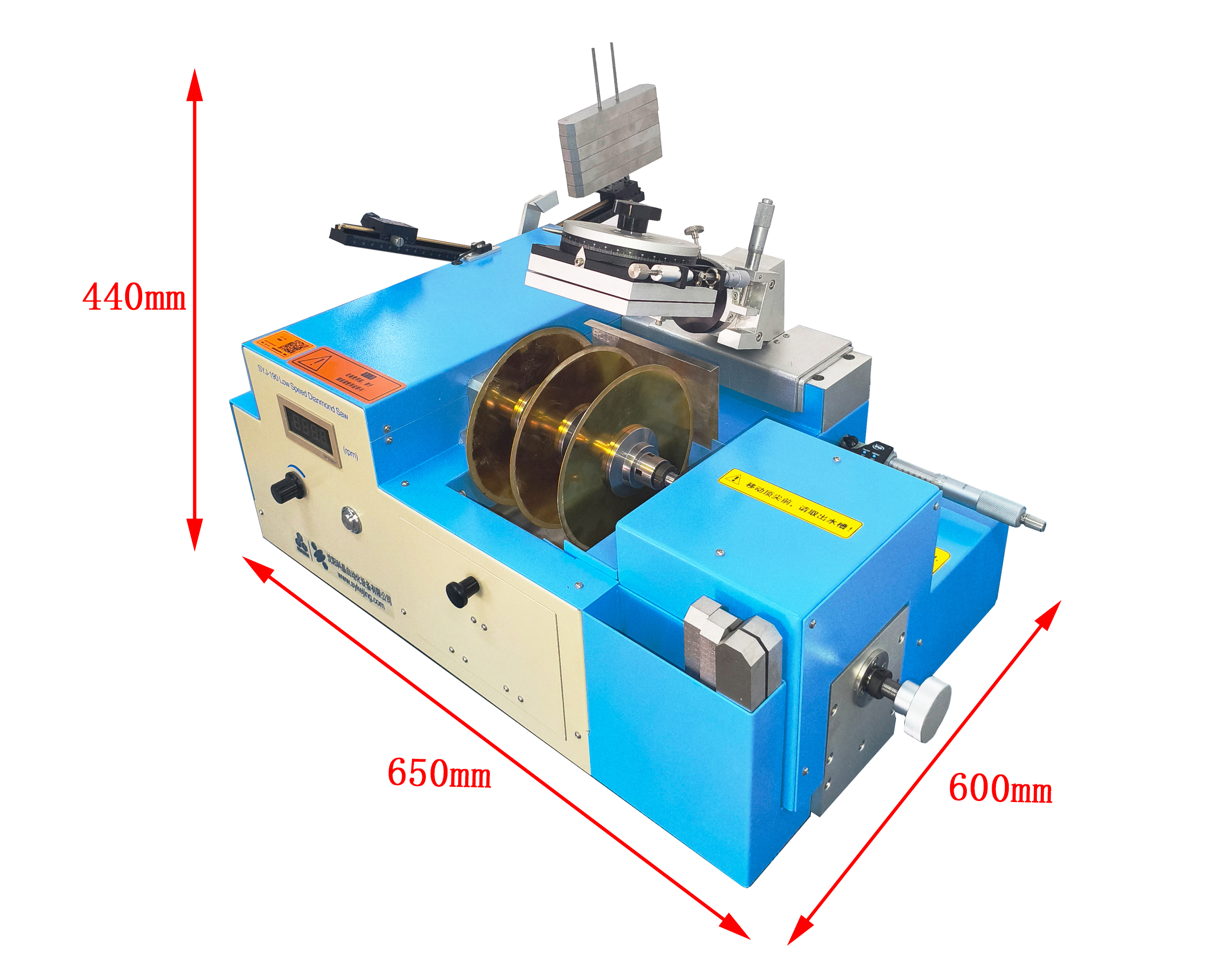multi-blade diamond cutting machine